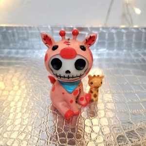 Furry Bones 2013 Kirin Pink Polkadot Giraffe Figurine